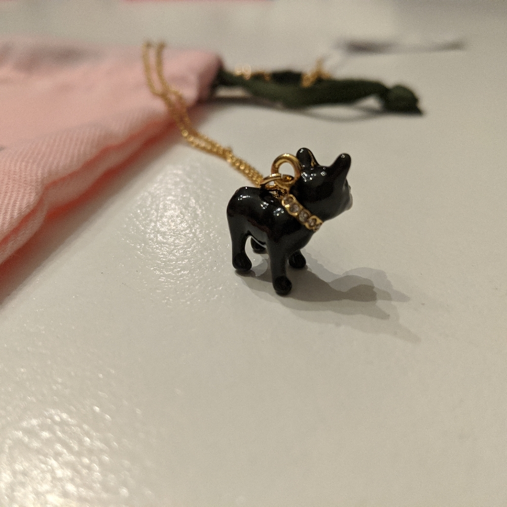 *NWT* ♠️Kate Spade bulldog necklace - Picture 4 of 7